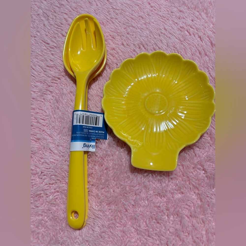 Yellow Cooking Utensil Set